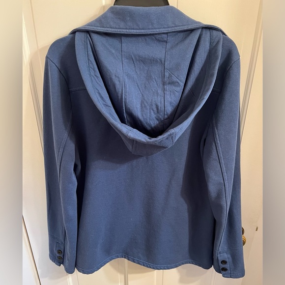 Lilac Bloom size medium polyester and fleece pea jacket. - Picture 2 of 2